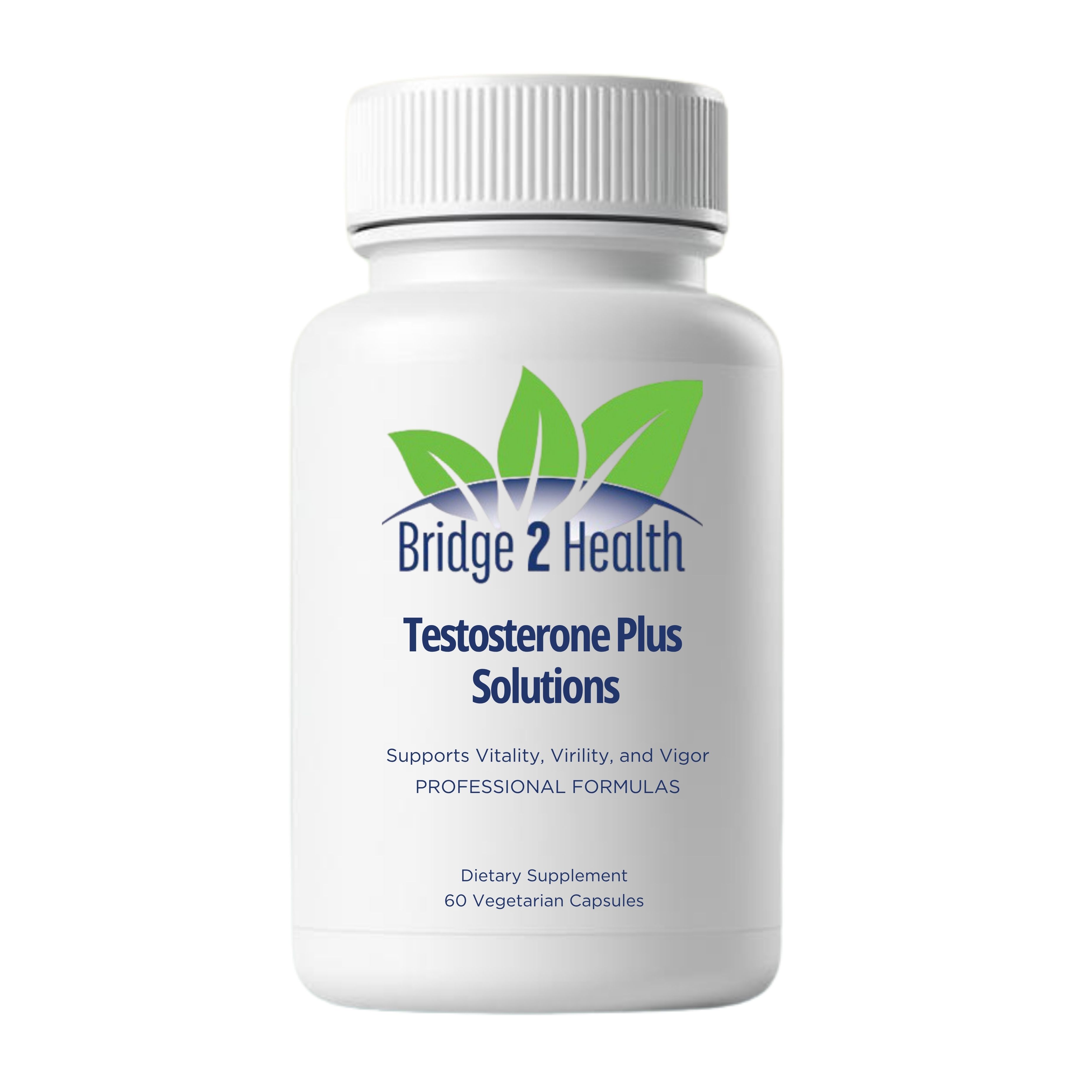 Testosterone Plus Solutions – Tongkat Ali & Shilajit, 60 Vegetarian Capsules
