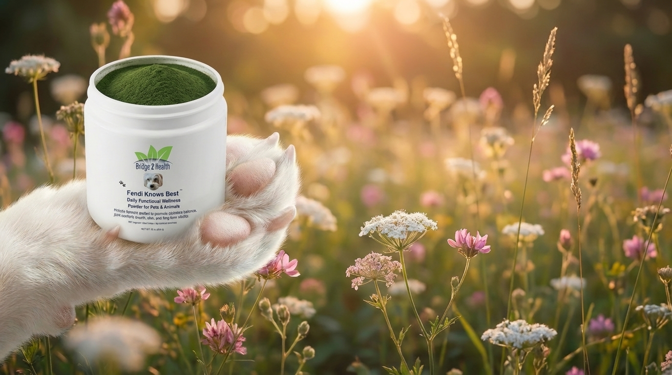 "Foundations of Feline and Canine Flourishing: Enhancing Gut Integrity, Joint Vitality, and Holistic Equilibrium with Fendi Knows Best Formulations"