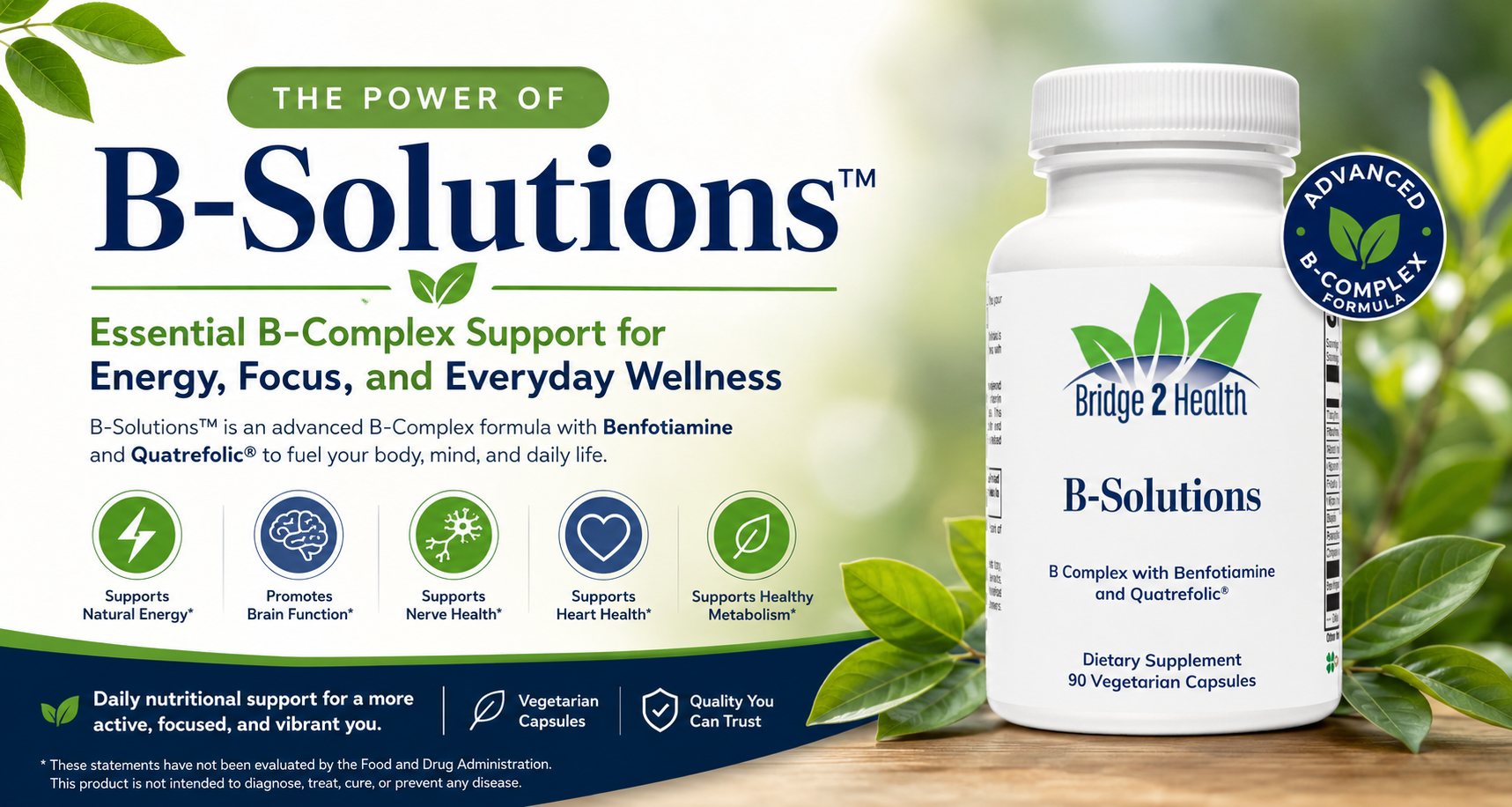 The Power of B-Solutions™: Essential B-Complex Support for Energy, Focus, and Everyday Wellness
